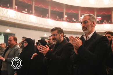 محمد مهدی اسماعیلی وزیر فرهنگ و ارشاد سلامی میهمان جشنواره تئاتر فجر