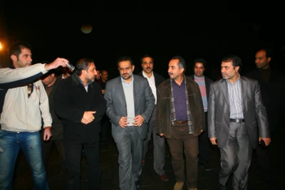 گزارش تصویری / در پی ترک برداشتن دیواره تالار قشقایی وزیر فرهنگ و ارشاد اسلامی از تئاتر شهر دیدن کرد