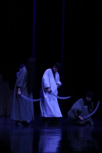 گزارش تصویری از نمایش در قاب ماه به کارگردانی حسین مسافر آستانه اجرا درتالار وحدت