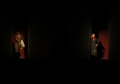 گزارش تصویری از نمایش "عیش و نیستی "کارگردان " ایرج راد"
