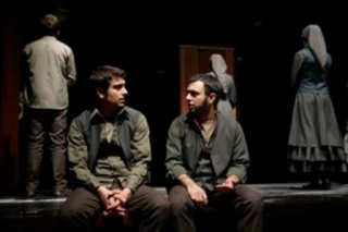 گلاب آدینه و محمد چرمشیر در تئاتر شهر
