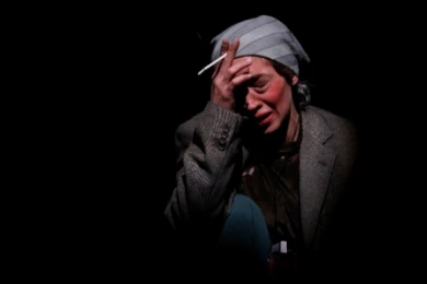 گزارش تصویری از نمایش شهر بدون آسمان کارگردان کیومرث مرادی