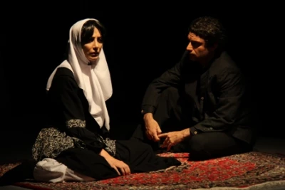گزارش تصویری از نمایش خدا حافظی نکردی با نجمه ،سورچی !