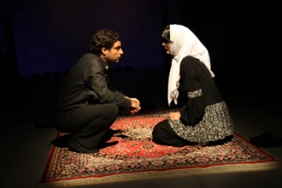 گزارش تصویری از نمایش خدا حافظی نکردی با نجمه ،سورچی !