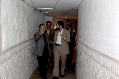 دیدار سرزده دکتر حمید شاه آبادی معاون هنری وزارت فرهنگ و ارشاد اسلامی از مجموعه تئاترشهر