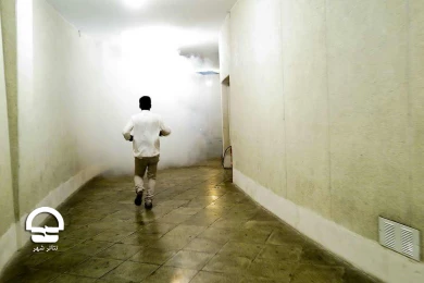 اولین مانور امداد و نجات در مجموعه تئاتر شهر 
عکس: رضا معطریان