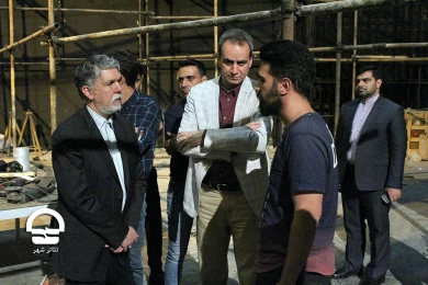 حضور وزیر ارشاد در مجموعه تئاتر شهر
عکس: نادر بهرامی
