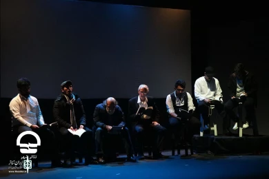 جلسه نمایشنامه خوانی «مانا ترین لحظه قشقایی» - تالار قشقایی 
عکس: مریم جعفری ( ایران تئاتر )