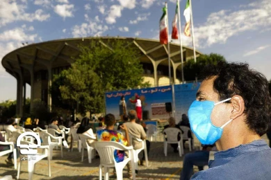 اجراهای تئاتر خیابانی «من، تو، ما - تئاتر، زندگی، کرونا»
عکس: رضا معطریان - کاوه کرمی