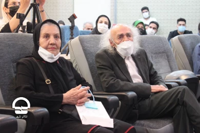 مراسم نکوداشت استاد خسرو حکیم رابط در تالار مشاهیر تئاتر شهر 
عکس: پرویز گوهری