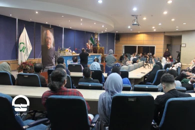 مراسم نکوداشت استاد خسرو حکیم رابط در تالار مشاهیر تئاتر شهر 
عکس: پرویز گوهری