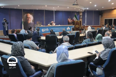 مراسم نکوداشت استاد خسرو حکیم رابط در تالار مشاهیر تئاتر شهر 
عکس: پرویز گوهری