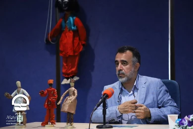 نشست رسانه ای نوزدهمین جشنواره بین المللی تئاتر عروسکی تهران - مبارک 
عکس: میلاد میرزا علی