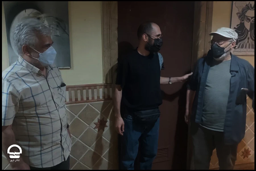 حضور تعدادی ازهنرمندان شناخته شده تئاترو سینما در تالار اصلی مجموعه تئاتر شهر 7