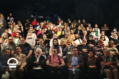 نکوداشت مرحوم رضا ژیان در تالار قشقایی تئاتر شهر 
عکس سامان رحمت آبادی