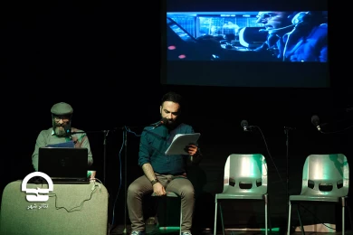 بخش رادیو تئاتر «صاحبدلان» در ایستگاه پایانی - پلاتو اجرا 
عکس: میلاد میرزا علی