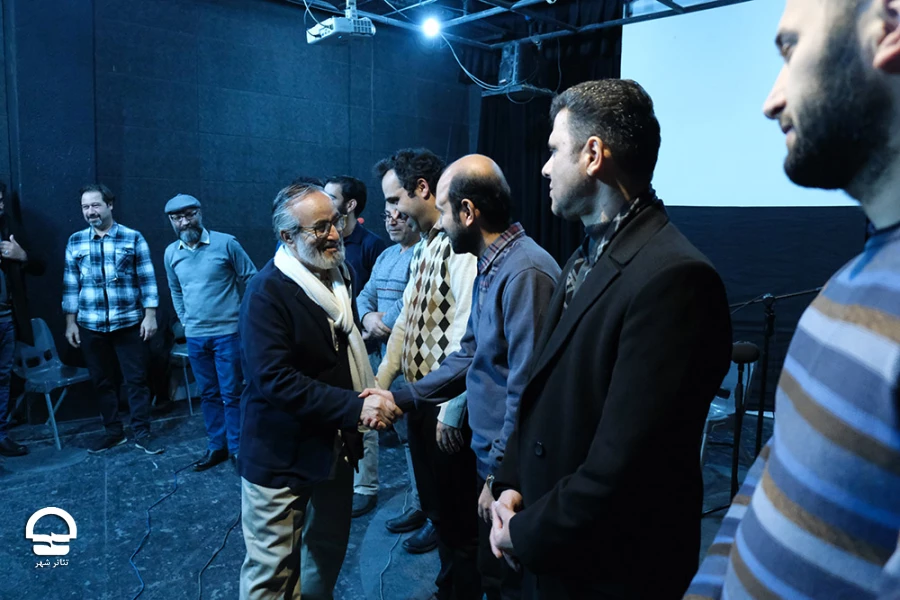 بخش رادیو تئاتر «صاحبدلان» در ایستگاه پایانی - پلاتو اجرا 
عکس: میلاد میرزا علی