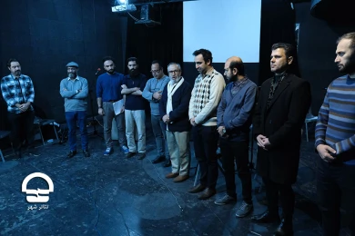 بخش رادیو تئاتر «صاحبدلان» در ایستگاه پایانی - پلاتو اجرا 
عکس: میلاد میرزا علی