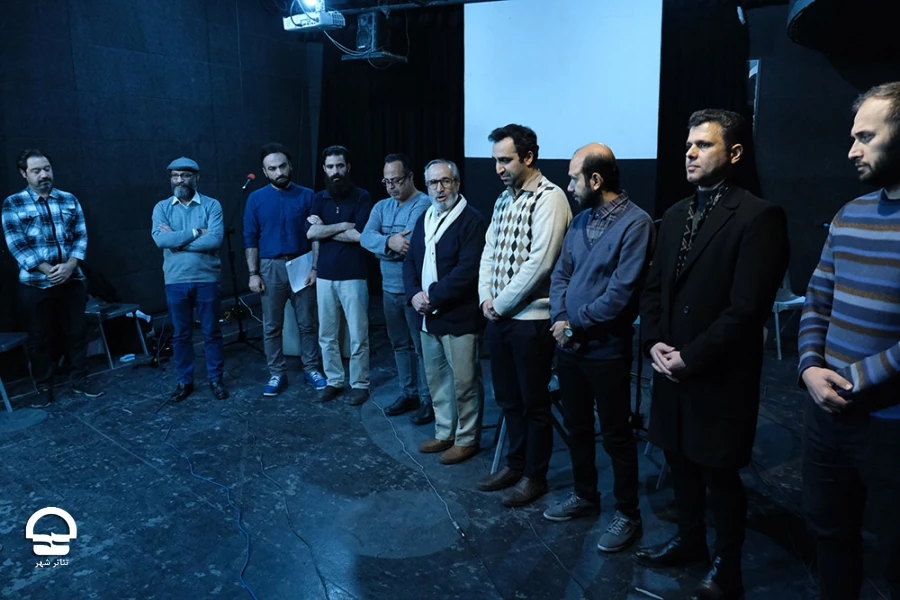 بخش رادیو تئاتر «صاحبدلان» در ایستگاه پایانی - پلاتو اجرا 
عکس: میلاد میرزا علی
