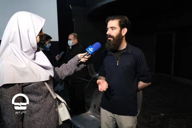 بخش رادیو تئاتر «صاحبدلان» در ایستگاه پایانی - پلاتو اجرا 
عکس: میلاد میرزا علی