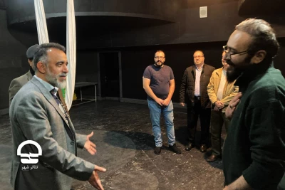بازدید مدیرکل هنرهای نمایشی و مدیرعامل انجمن هنرهای نمایشی از تئاتر شهر در آستانه برگزاری جشنواره تئاتر فجر 
عکس: پرویز گوهری راد ( روابط عمومی مجموعه تئاتر شهر )