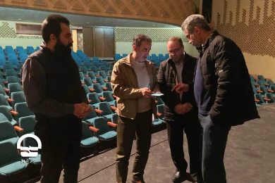 بازدید مدیرکل هنرهای نمایشی و مدیرعامل انجمن هنرهای نمایشی از تئاتر شهر در آستانه برگزاری جشنواره تئاتر فجر 
عکس: پرویز گوهری راد ( روابط عمومی مجموعه تئاتر شهر )