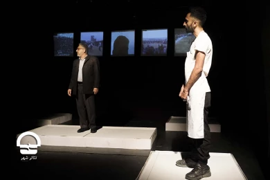 " دل لرزه " - کارگاه نمایش 
عکس: رضا معطریان
