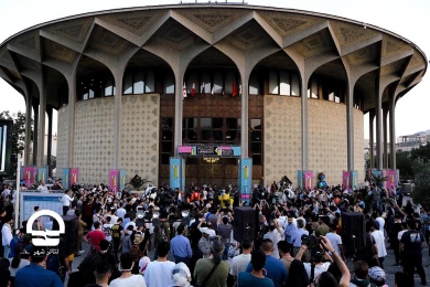 نوزدهمین جشنواره بین المللی تئاتر عروسکی تهران - مبارک ( روز دوم ) 
عکس : رضا معطریان