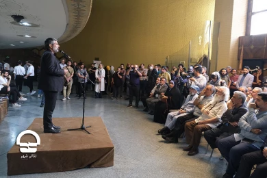 گردهمایی هنرمندان تئاتر  برای استمرار طرح پاکسازی حریم تئاتر شهر
عکس: میلاد میرزا علی
