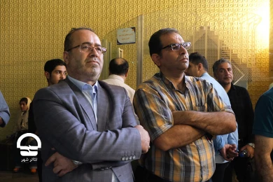 گردهمایی هنرمندان تئاتر  برای استمرار طرح پاکسازی حریم تئاتر شهر
عکس: میلاد میرزا علی