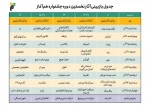 جدول بازبینی آثار راه یافته به جشنواره هم آغاز تئاتر شهر مشخص شد. 2